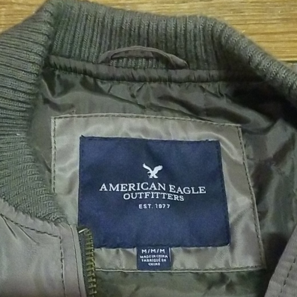 American Eagle Bomber Jacket - Picture 3 of 6